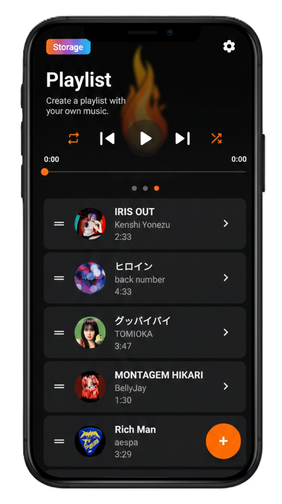 iMusic App Interface